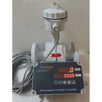 Electromagnetic Flow Meter With Telemetry System - Color: White