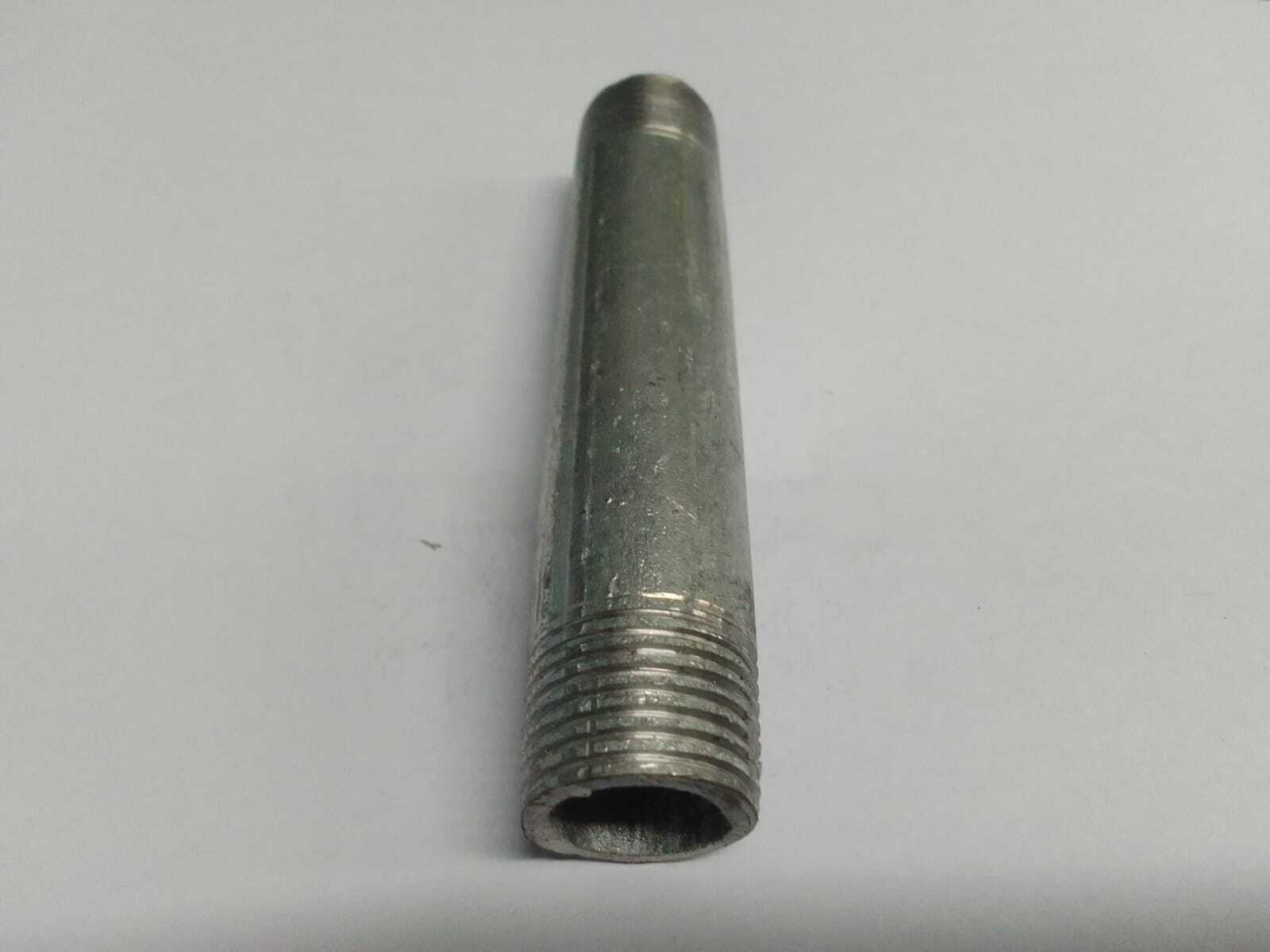 Gi Nipple 2 Inch B Class - Material: Malleable Iron, Size: 2", Standard: Is: 1879 | Round Shape, Isi Marked For Quality Assurance