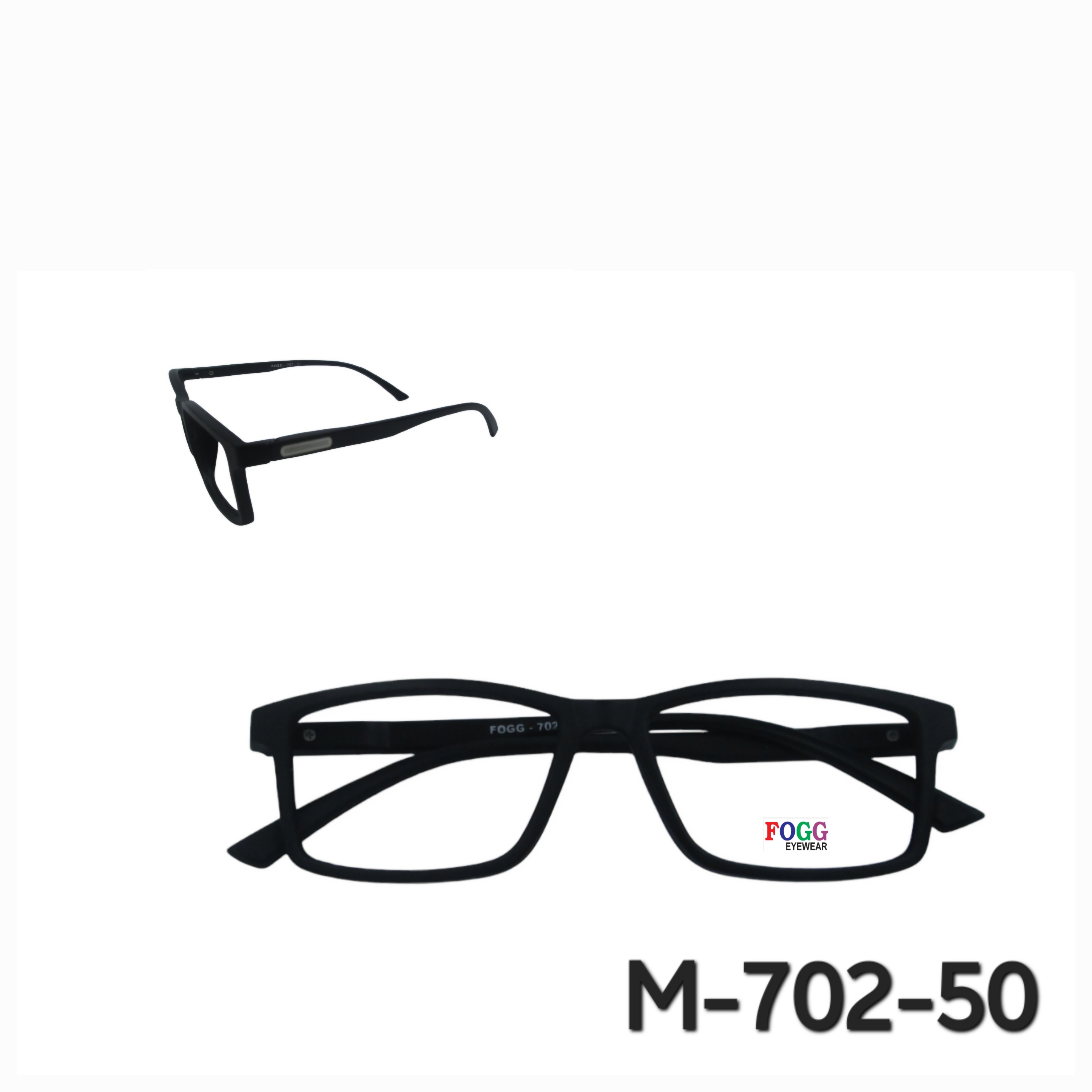 Fogg Tr90 Optical Frame - Nylon Material, Grey Color | Fashion Sunglasses With Gradient Uv Protection Lenses