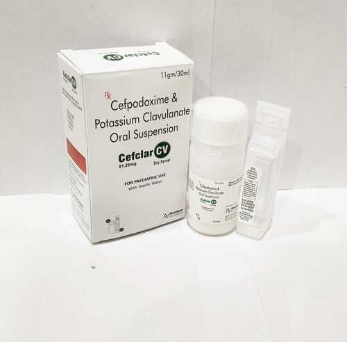 Cefpodoxime 50mg + Potassium Clavulanate 31.25mg (Dry Syrup)