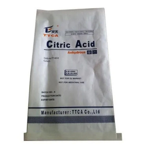 Anhydrous Citric Acid - Color: White