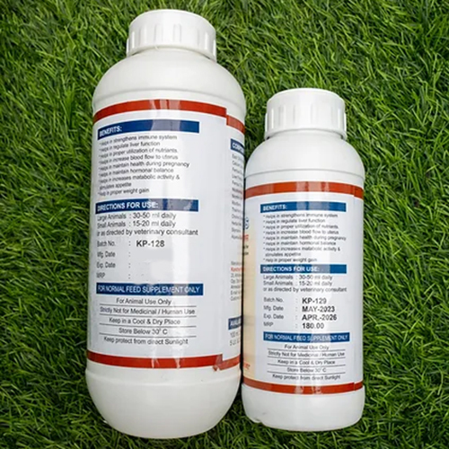 Kanliv Plus Liver Tonic - Premium Quality Cattle Healthcare Supplement | Delicate Smell, Nutrient-rich Feed Preservatives, Liver Function Support