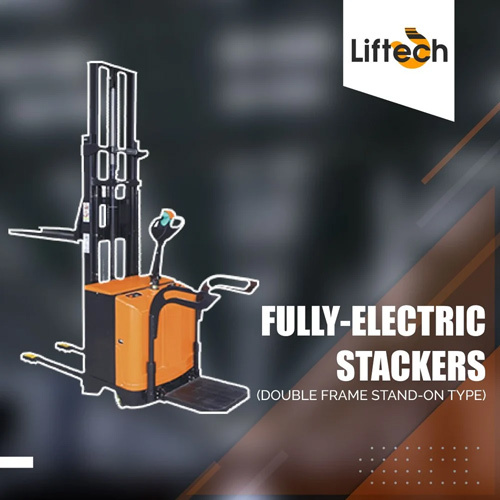 Double Frame Fully Electric Stacker - Attributes: Strong