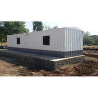 Portable Conference Room Cabin - Pvc Modular Structure, White Color, Steel Windows And Doors