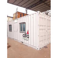 Steel Sea Container Office - Color: White
