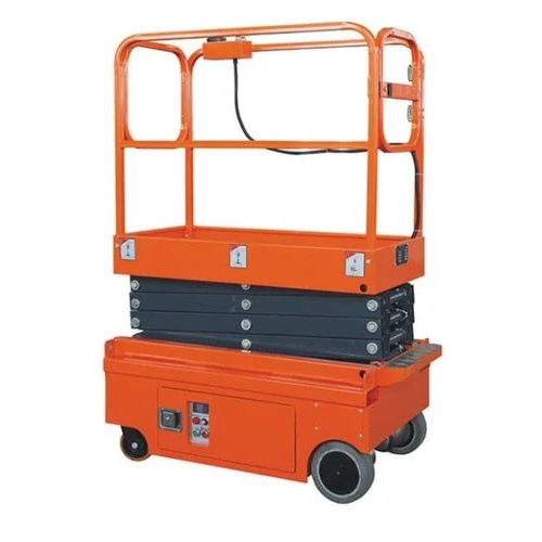 SYJ Self Propelled Lift - Strong Durable Build, Different Sizes, Orange Color | Efficient Self-Propelling Feature, 1-Year Warranty
