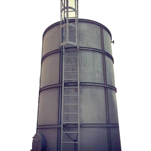 Vertical Mild Steel Storage Tank - Capacity: 2000 - 50000 Liter/Day