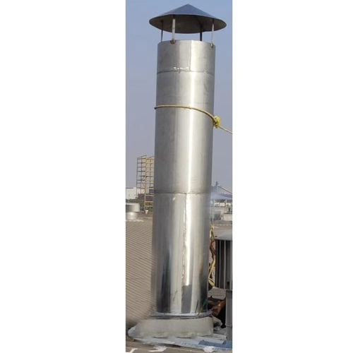 Stainless Steel Chimney - Exhaust Capacity: 0-2000 Cubic Meter Per Hour (M3/H)