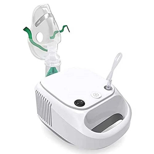 Neucell Handy Piston Compressor Nebulizer Machine For Adult And Child With Mask Kit - Color: White