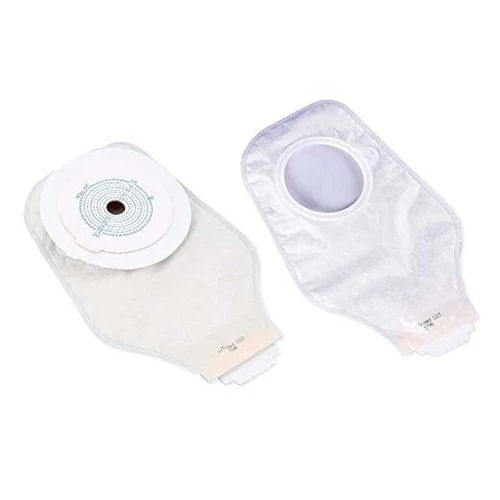 Medical Disposable Colostomy Bag - Color: White