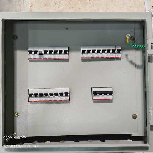 L&T Mcb Electric Fitting Distribution Box - Base Material: Cold Rolled Steel