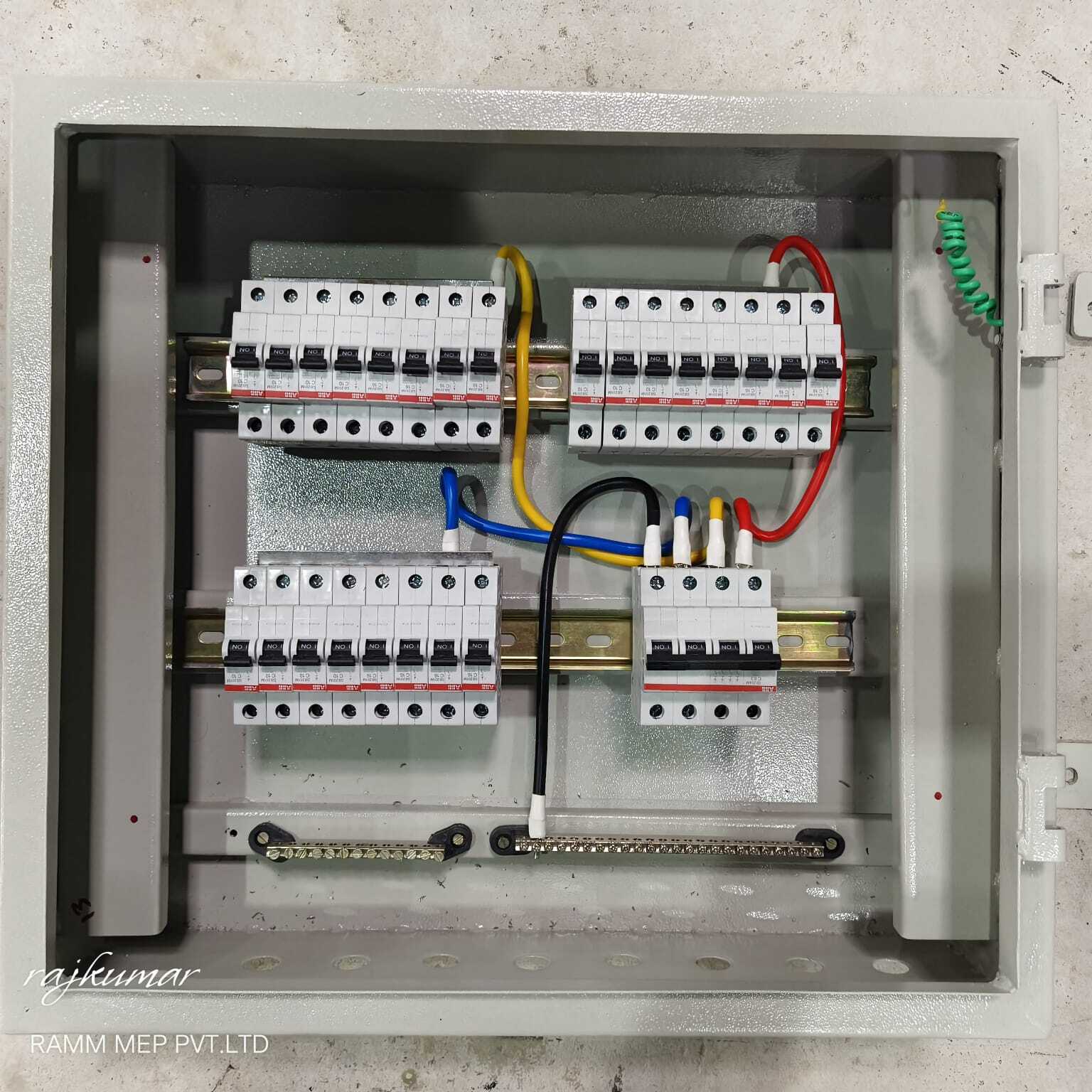 Mcb Distribution Box - Base Material: Cold Rolled Steel
