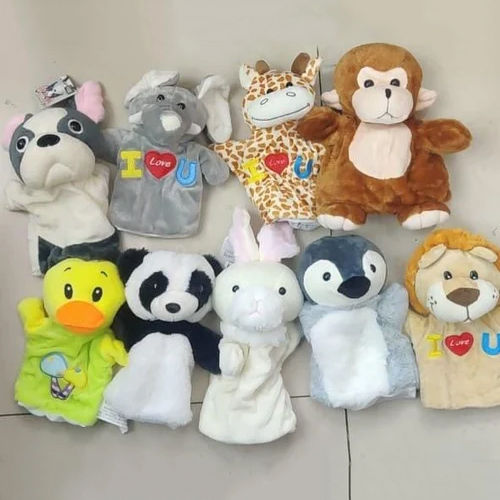 Animal Hand Puppets - Soft Cotton Material, Various Animal Themes for Ages 3-4 | No Batteries Required, Perfect for Personal or School Use