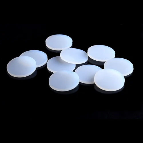 Silicone Rubber Wads - Color: White