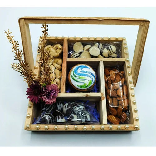 Wooden Gift Hamper Box - Color: Brown