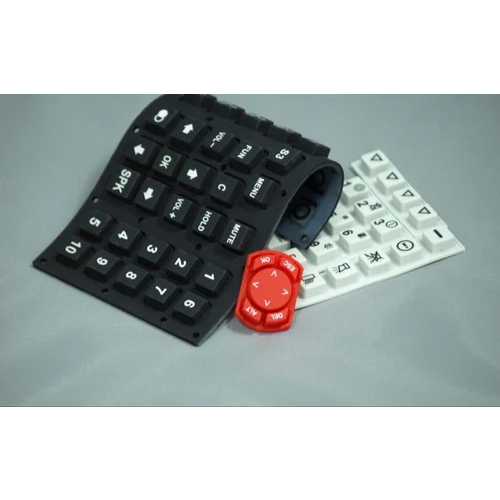 Black Silicone Rubber Keypad