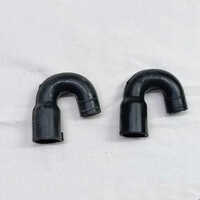 Black Rubber Elbow - Diameter: 0.5 Inch (In)
