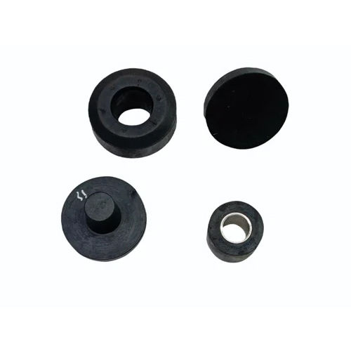 Black Rubber Bushes - Diameter: 20 Millimeter (Mm)