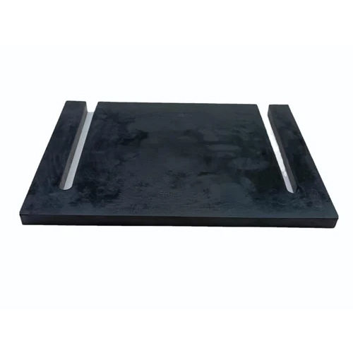 18Mm Rectangular Rubber Pads - Color: Black