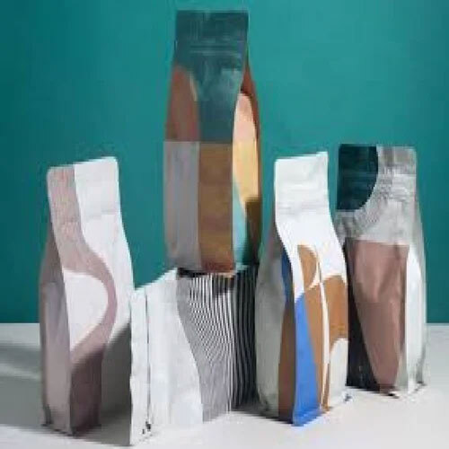 Flat Bottom Box Pouch With Zip Lock