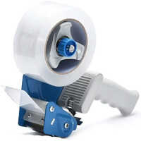 Cello Tape Dispenser - Abs Material, White And Blue Design | Ideal For Reselling