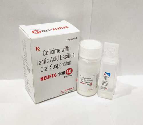 Cefixime 100 Mg + Lactic Acid (Dry Syrup)