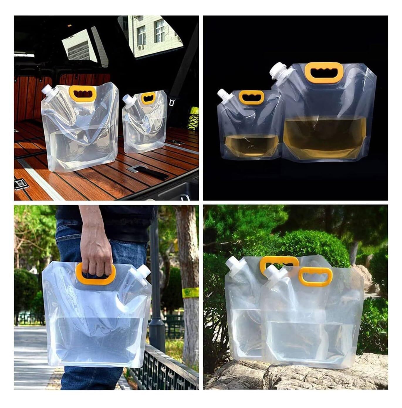 1.5l Airtight Refrigerator Grains Storage Bags - Non-toxic Food-grade Plastic 26w X 23h Cm | Resealable Moisture-proof Design Eco-friendly Solution Portable Handle (Pack Of 10)