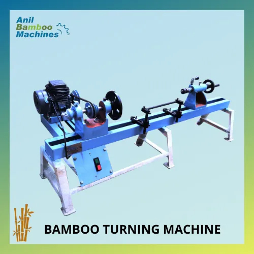 Bamboo Turning Machine - Color: Blue