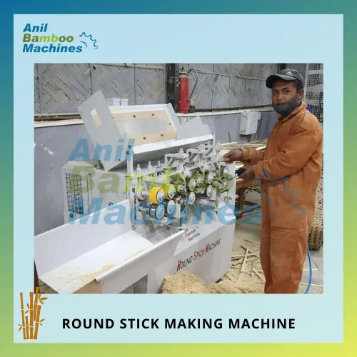 Round Bamboo Stick Making Machine - Origin: India