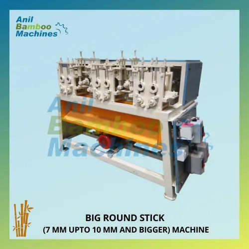 6-10Mm Heavy Bamboo Stick Making Machine - Origin: India