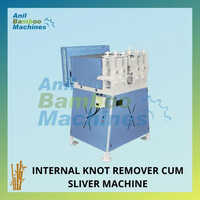 Bamboo Broom Stick Making Machine - Color: Blue