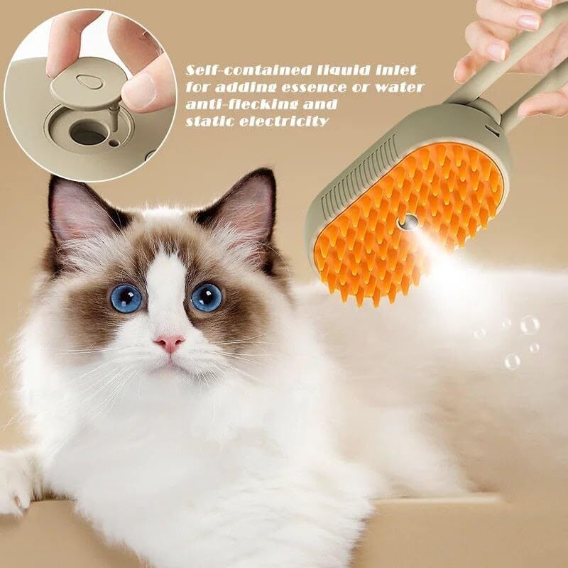 3 in 1 Cat Steam Brush