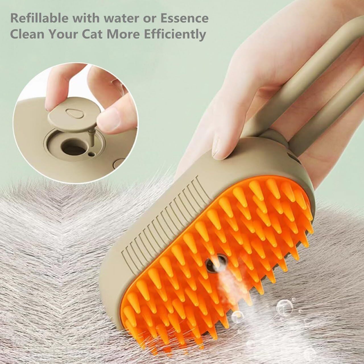 3 in 1 Cat Steam Brush