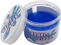 Super Car Cleaning Gel - Soft Gum Material, 6.9x6.0x6.9 Cm, Blue | Reusable Dust Remover For Keyboards, Phones, Printers, And Instruments