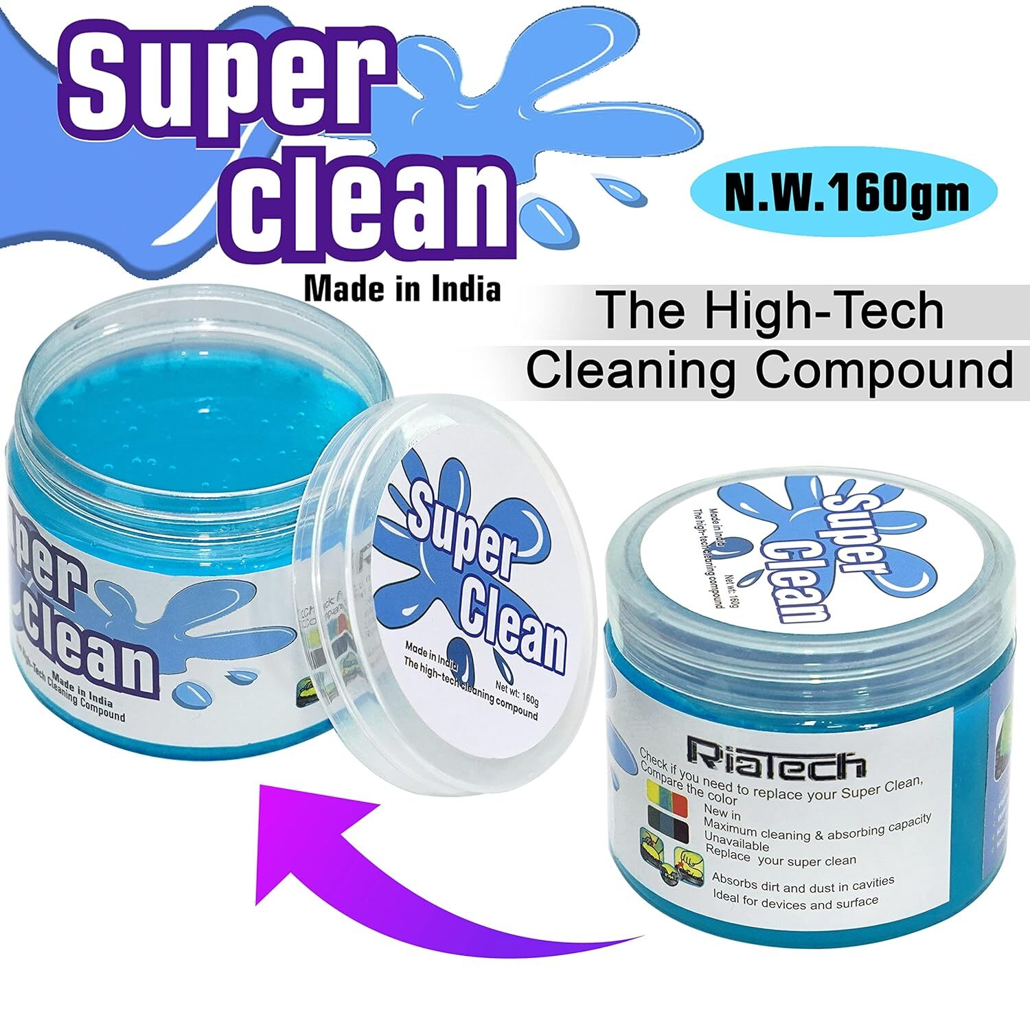 Super Car Cleaning Gel