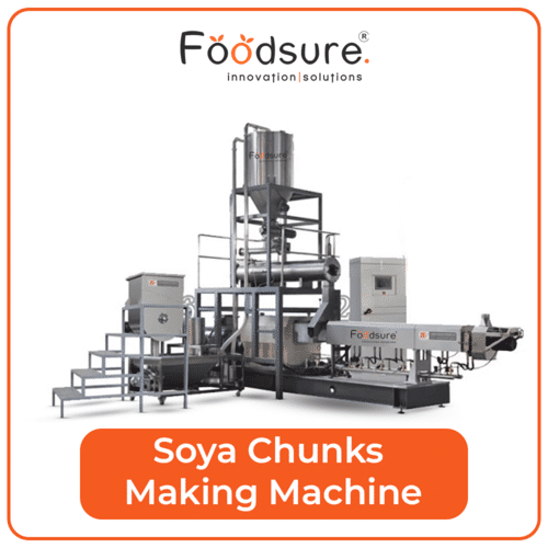 Soya chunks manufacturing process