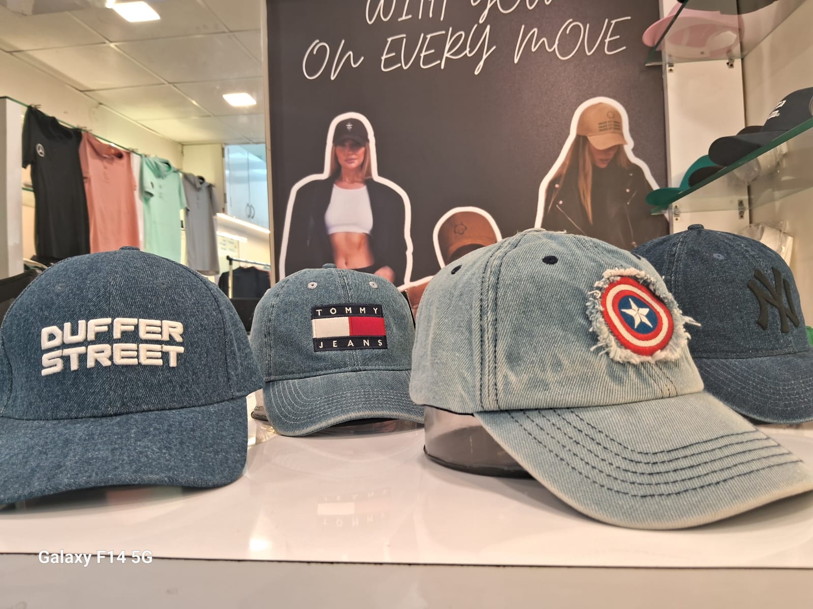 Denim Caps