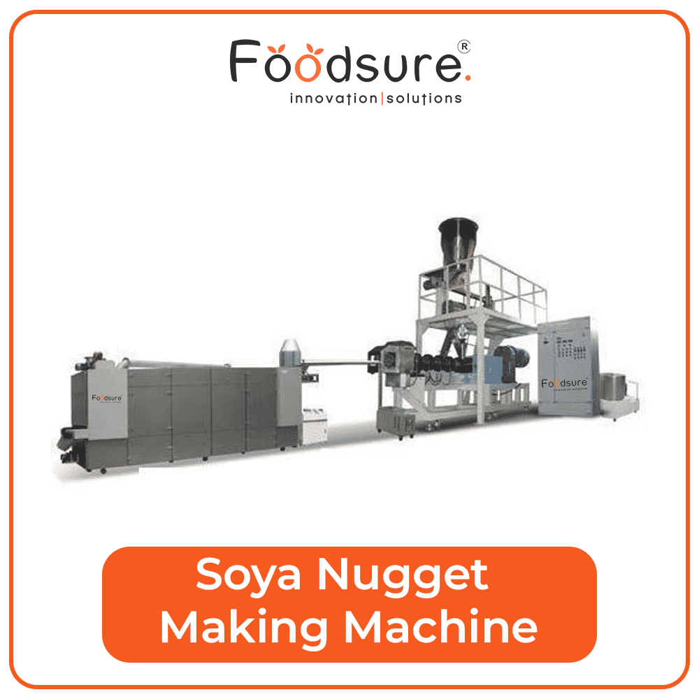 Industrial soya nuggets making machine