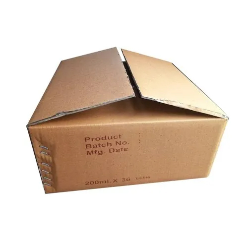 12kg Printed Corrugated Box - High-Quality Corrugated Board, 350x280x160 mm Standard Size, Maximum Volume 25 Kg, Fully Customizable Printing Options
