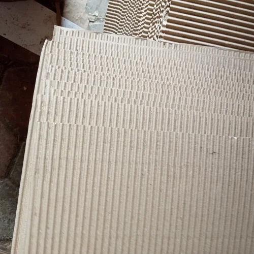 Plain Corrugated Cardboard Sheet - Color: Brown