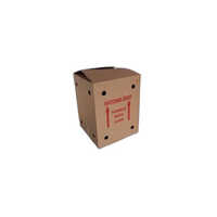 Printed Corrugated Eggs Boxes - Corrugated Paper Material, Square Shape, Brown Color | Matte Lamination Finish, Vibrant Special Effects Printing