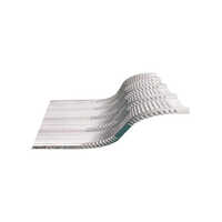 Curved Roofing Sheet - Polycarbonate, 12x4 Feet, Silver Color, 6mm-12mm Thickness | Weather-resistant, Lightweight, Ideal For Commercial And Home Use