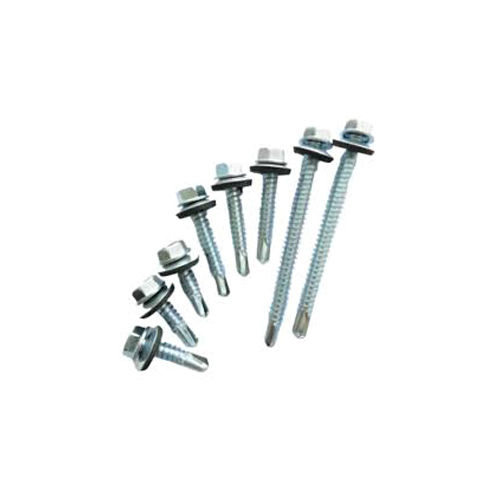 Self Tapping Screw - Stainless Steel, Polished Finish, Silver Color | Corrosion Resistant, Easy Installation for Industrial Applications