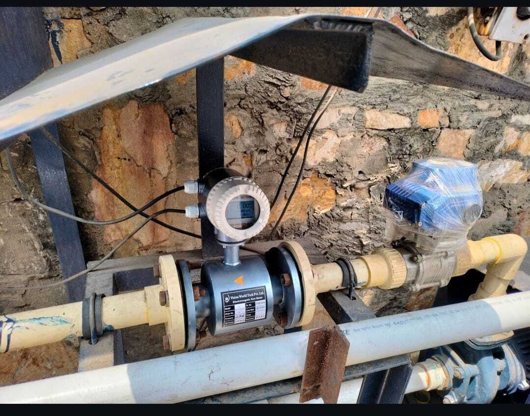 Cgwa Based Electromagnetic Flow Meters With Telemetry System - Accuracy: 0.5 %