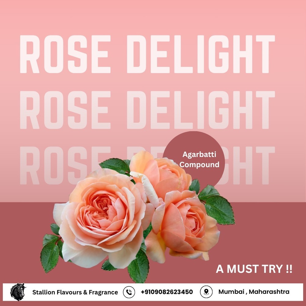 ROSE DELIGHT FRAGRANCE FOR AGARBATTI
