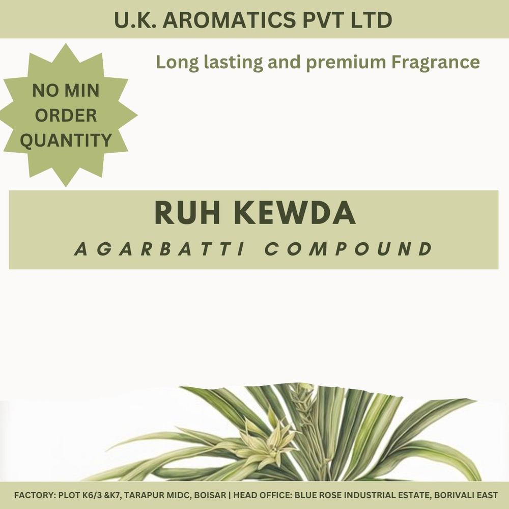 RUH KEWDA FRAGRANCE FOR AGARBATTI