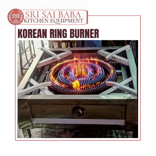 Korean Gas Burner Stove - Color: Silver