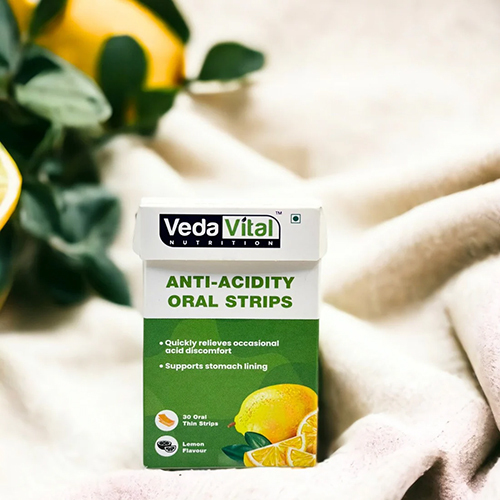 Lemon Flavour Anti Acidity Oral Strips