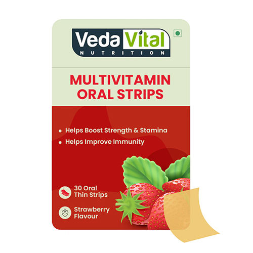 Strawberry Flavour Multivitamin Oral Strips