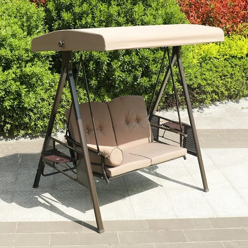 Steel Modern Outdoor 2 Seater Swing Garden Swing
